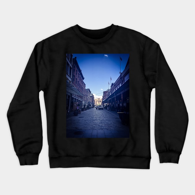 Seaport, Manhattan, NYC Crewneck Sweatshirt by eleonoraingrid